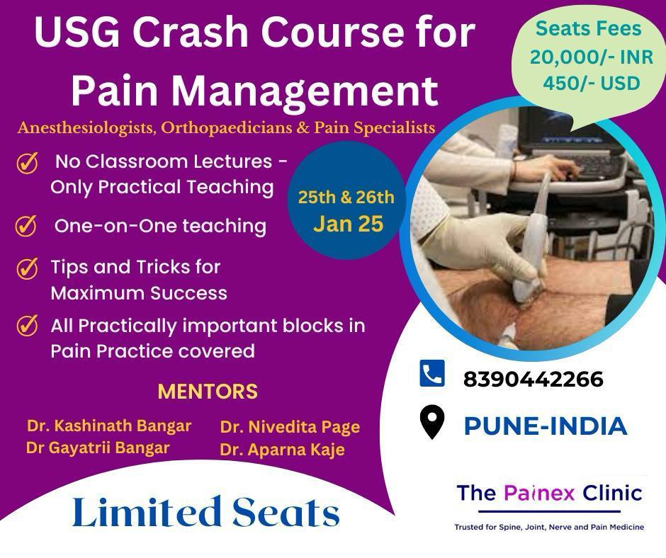 USG Crash Course in Pain Management by Painex Pain Academy